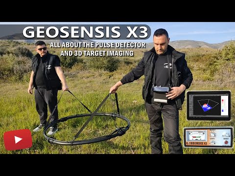 Geosensis X3 pulsinductie metaaldetector