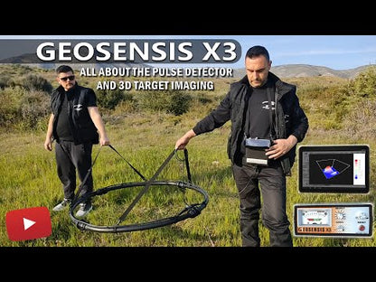 Geosensis X3 pulsinductie metaaldetector met ICON DATA logger